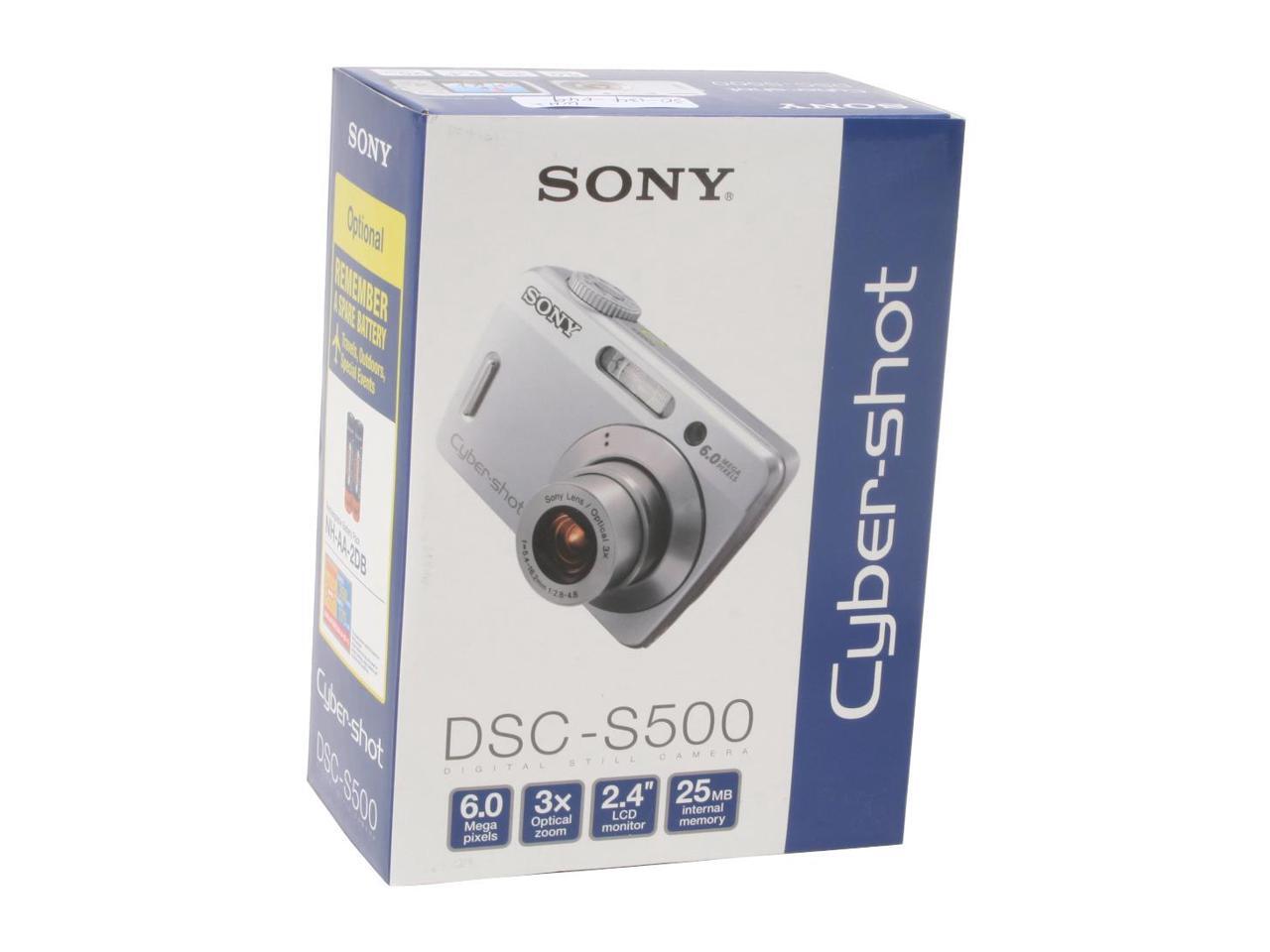 SONY DSCS500 Silver 6.0 MP Digital Camera