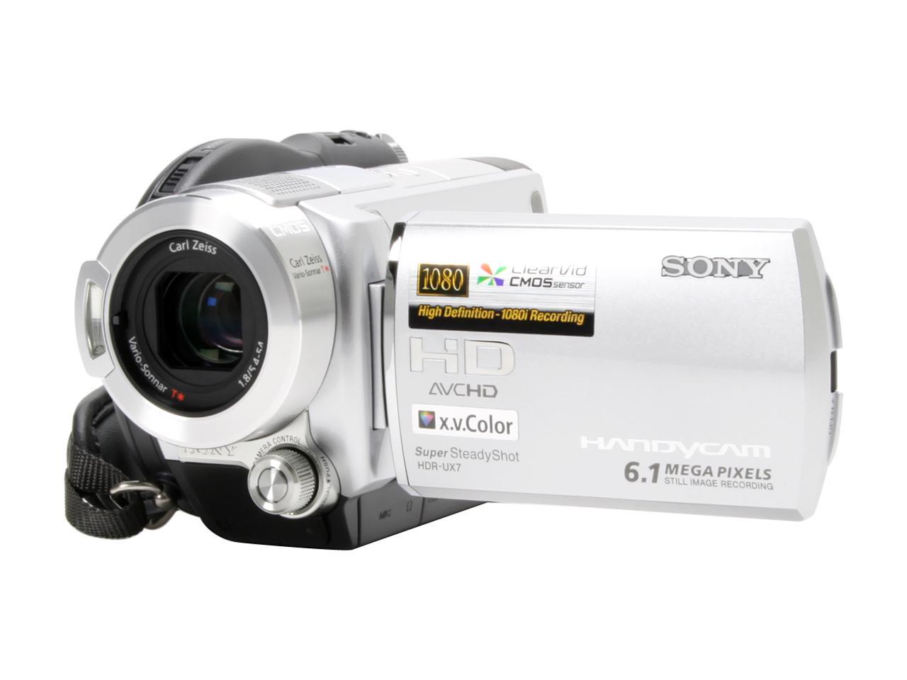Reparación posible Admisión Aplicado SONY HDR-UX7 Silver AVCHD DVD Handycam Camcorder - Newegg.com