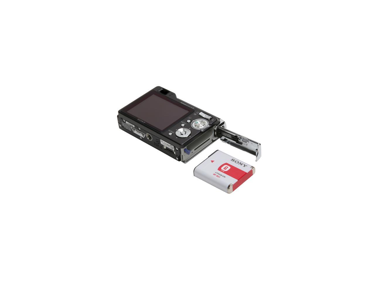 Open Box SONY CyberShot DSCW90/B Black 8.1 MP Digital Camera HDTV