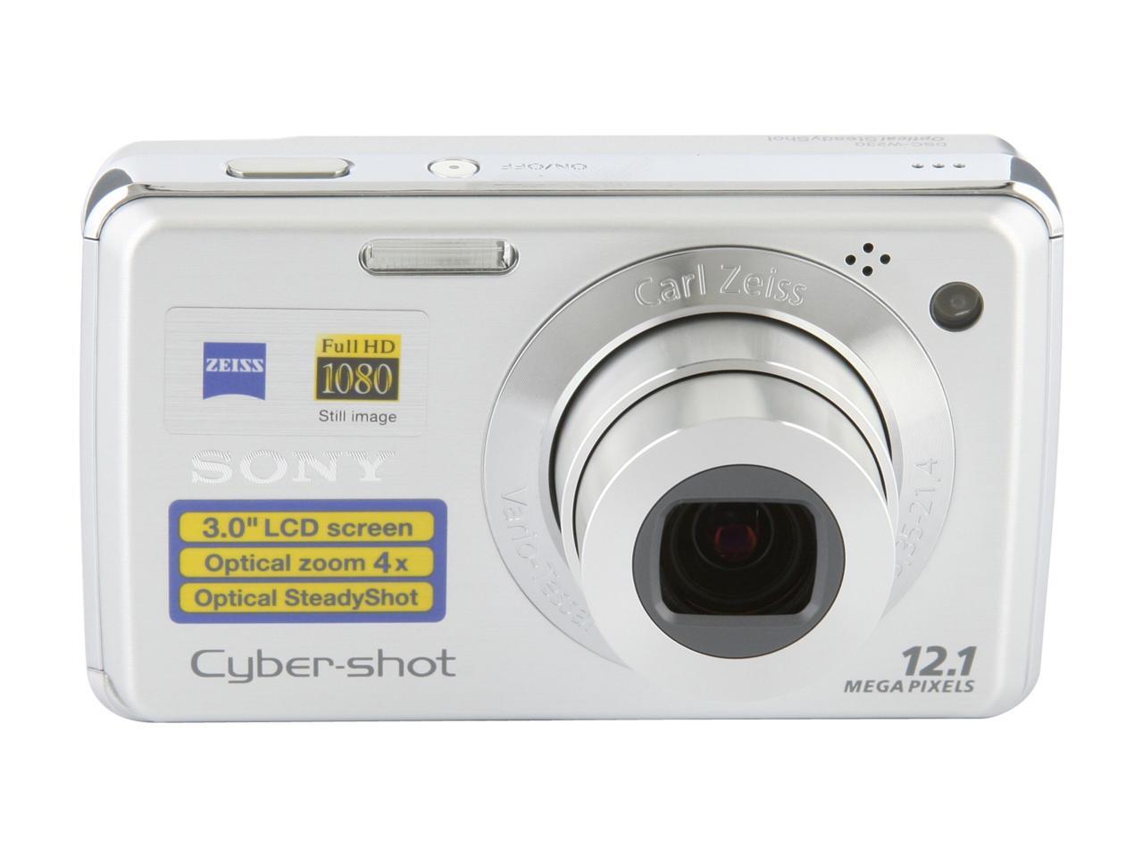 SONY Cybershot DSCW230 Silver 12.1 MP Digital Camera