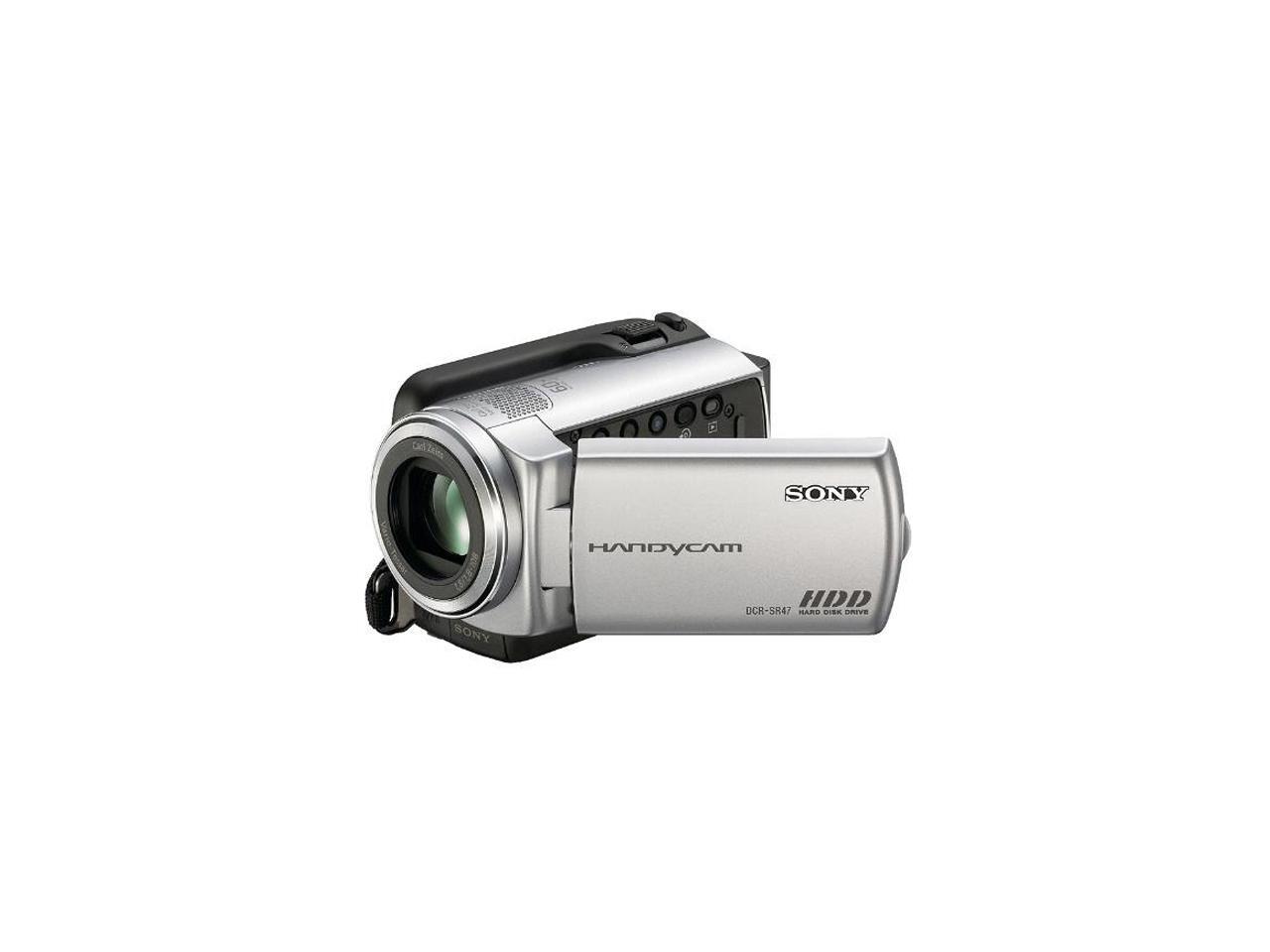 SONY DCRSR47 Silver 60GB HDD Handycam Camcorder