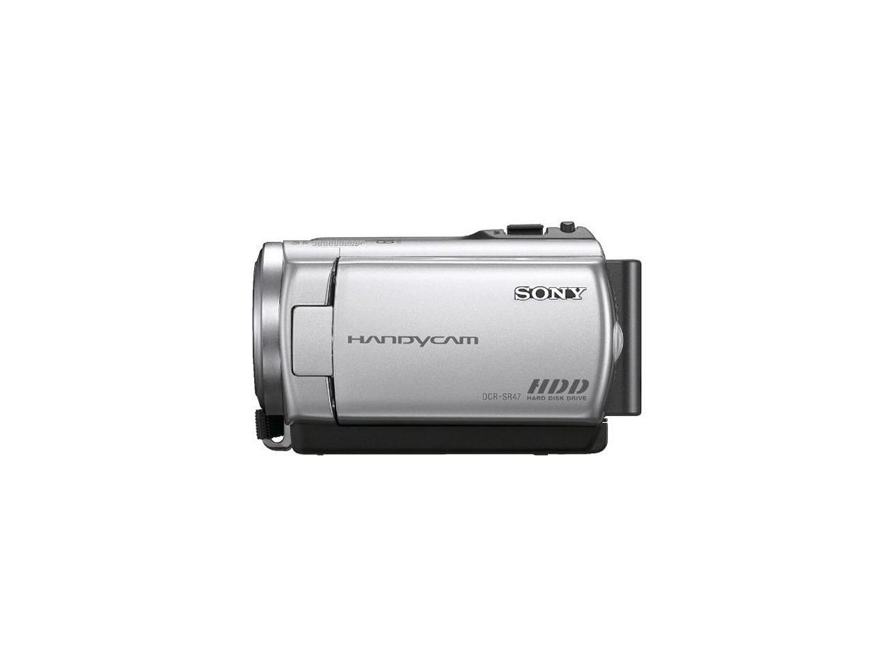 SONY DCRSR47 Silver 60GB HDD Handycam Camcorder