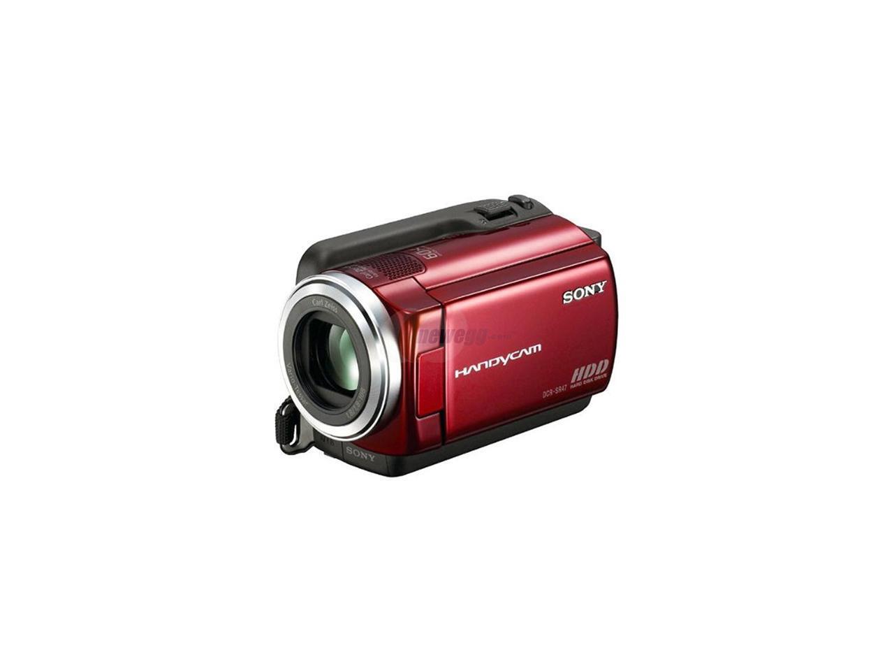 SONY DCRSR47 Red 60GB HDD Handycam Camcorder