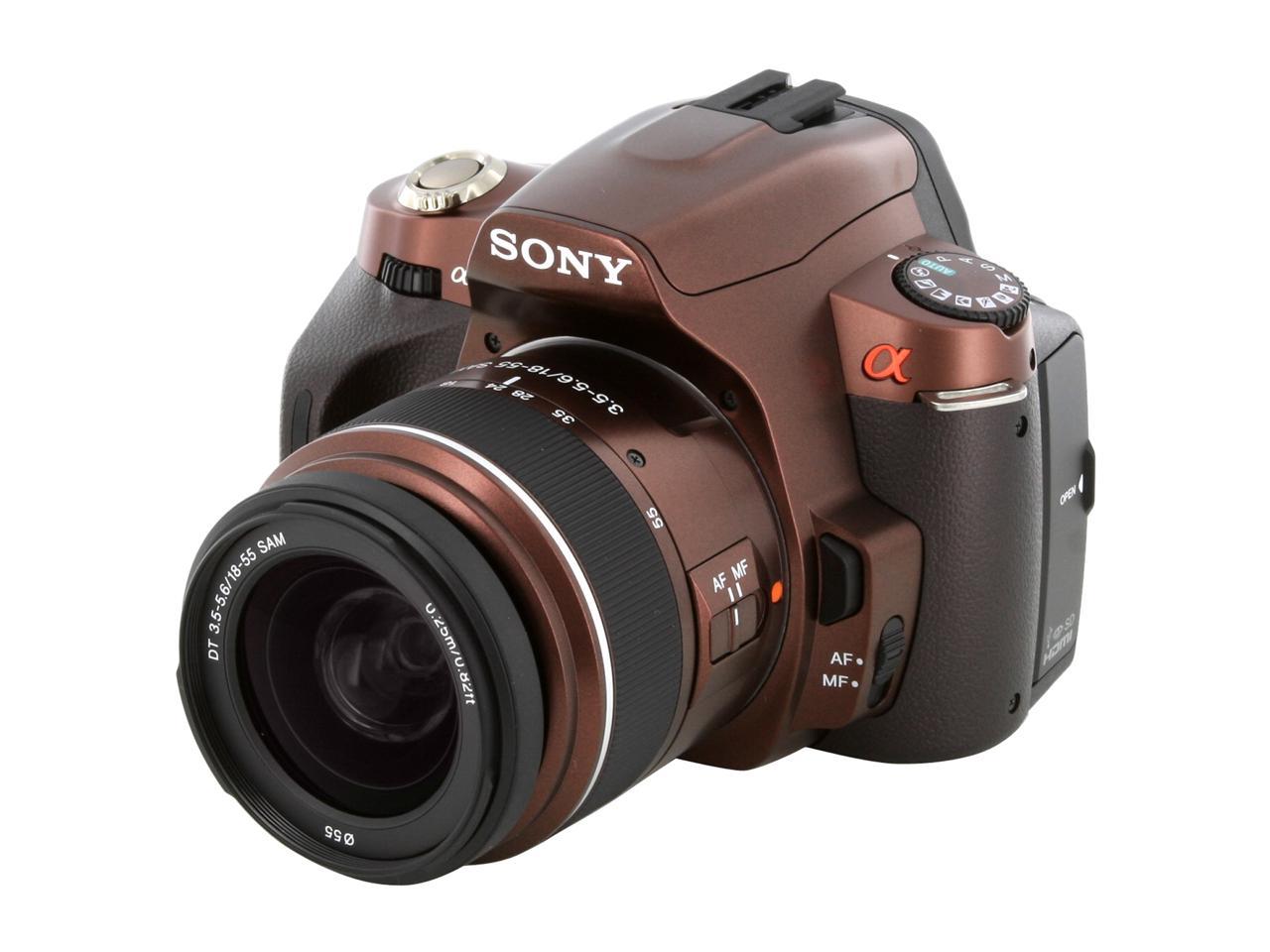 SONY a330 Brown Digital SLR Camera w/ DT 1855mm f/3.55.6 SAM Standard