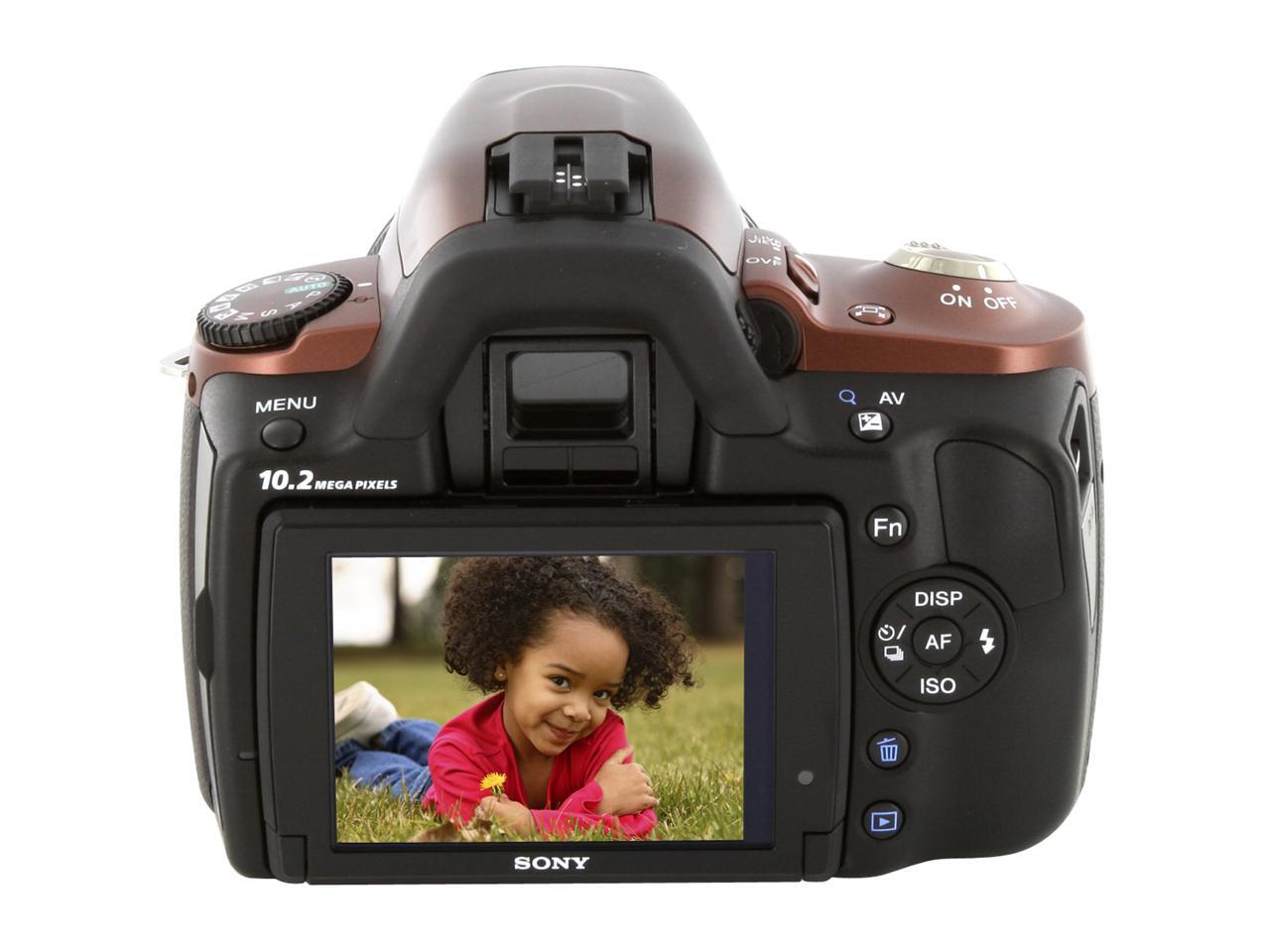 SONY a330 Brown Digital SLR Camera w/ DT 1855mm f/3.55.6 SAM Standard