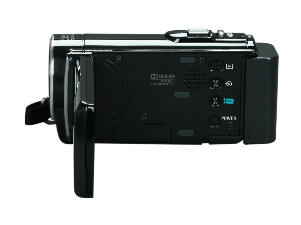 SONY HDRCX150 Black 1/4" "Exmor R" CMOS 2.7" 230K LCD 25X Optical Zoom