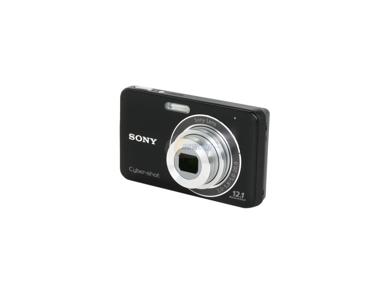 SONY Cyber-shot DSC-W310 Black 12.1 MP 28mm Wide Angle Digital Camera ...