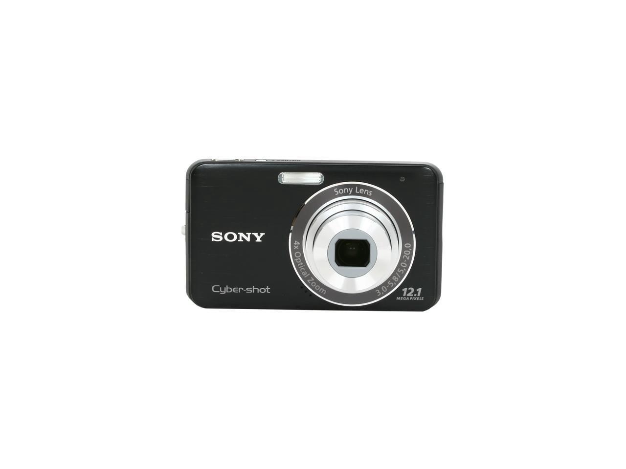 SONY Cyber-shot DSC-W310 Black 12.1 MP 28mm Wide Angle Digital Camera ...