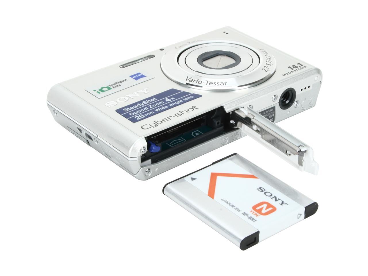 SONY Cybershot DSCW330 Silver 14.1 MP 26mm Wide Angle Digital Camera