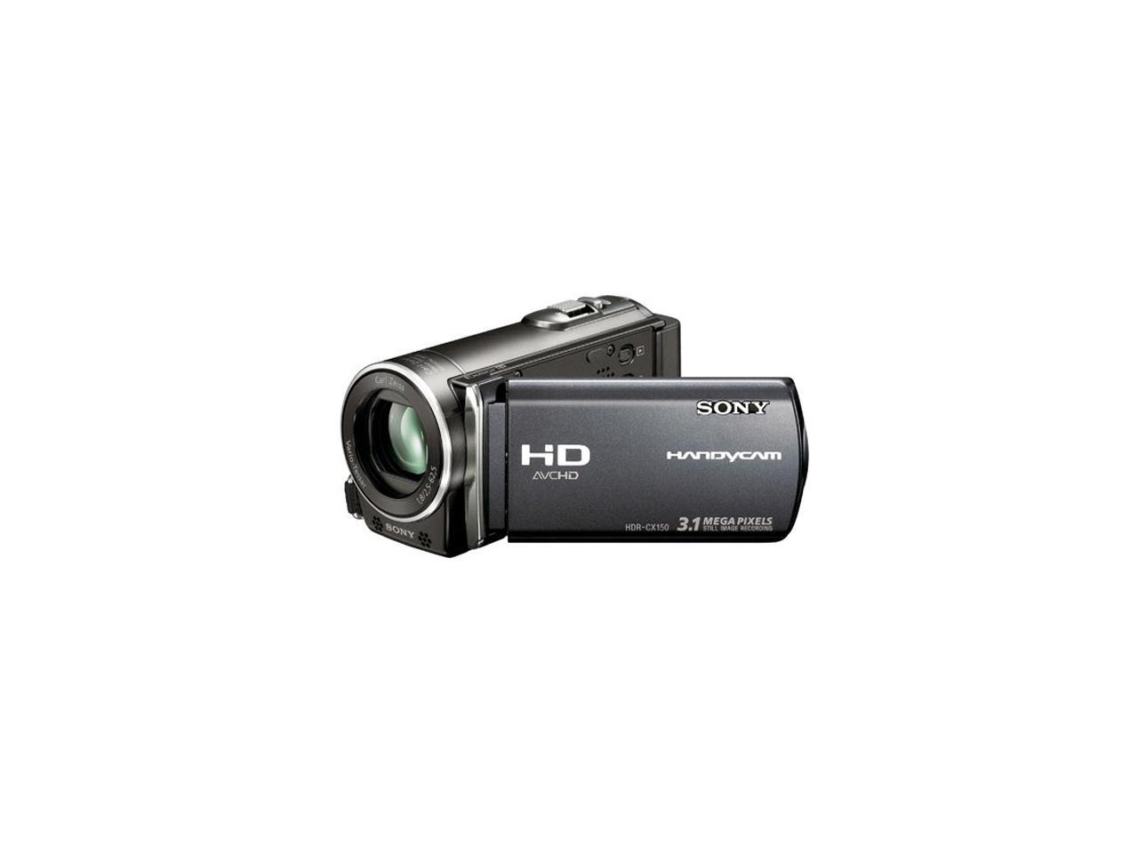 Refurbished SONY HDRCX150 Black 16GB HD Handycam Camcorder Newegg.ca