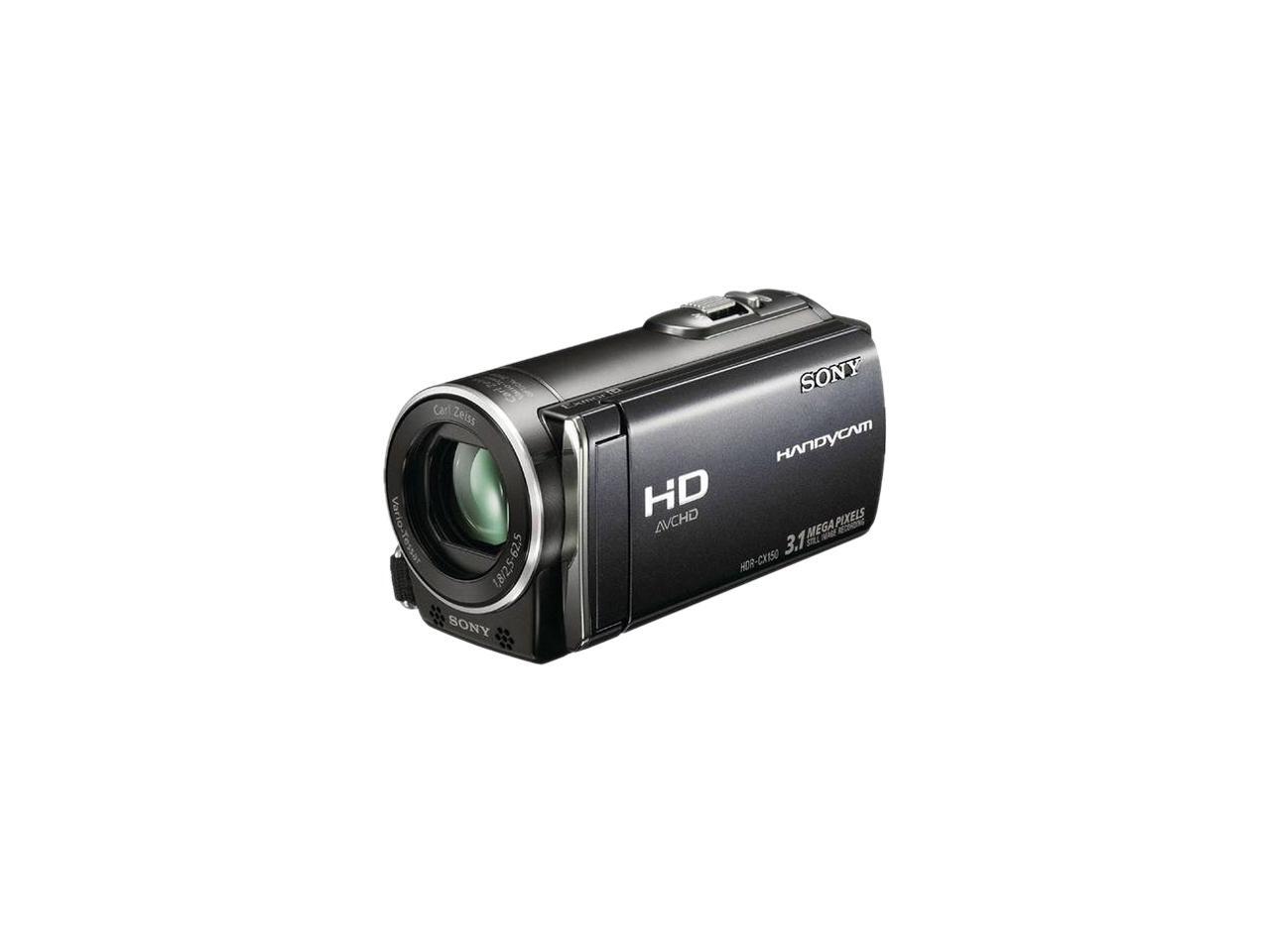 Refurbished SONY HDRCX150 Black 16GB HD Handycam Camcorder Newegg.ca