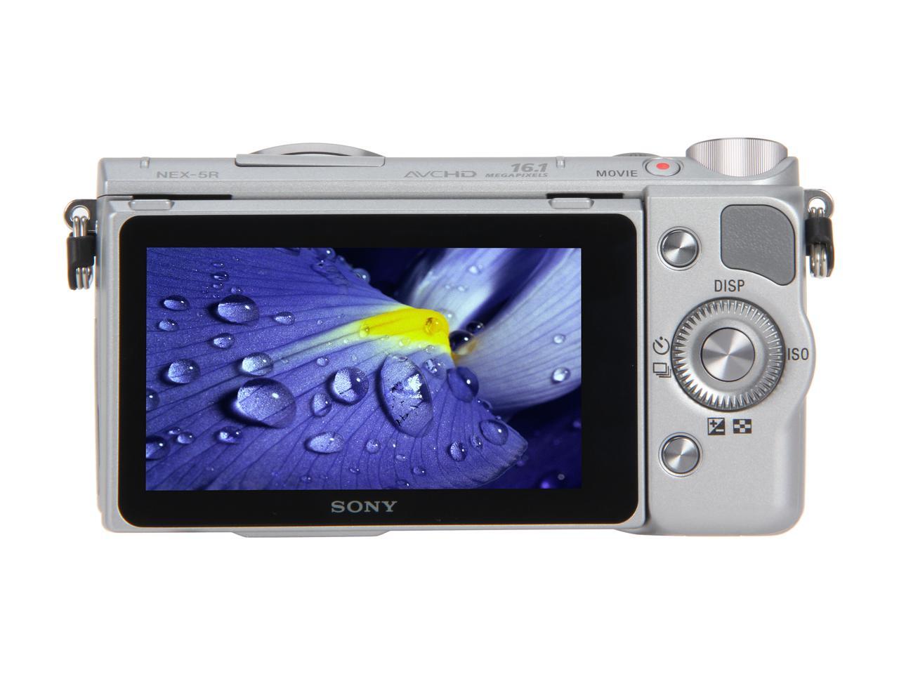 Sony alpha NEX5R 16.1 Megapixel Mirrorless Camera (Body with Lens Kit