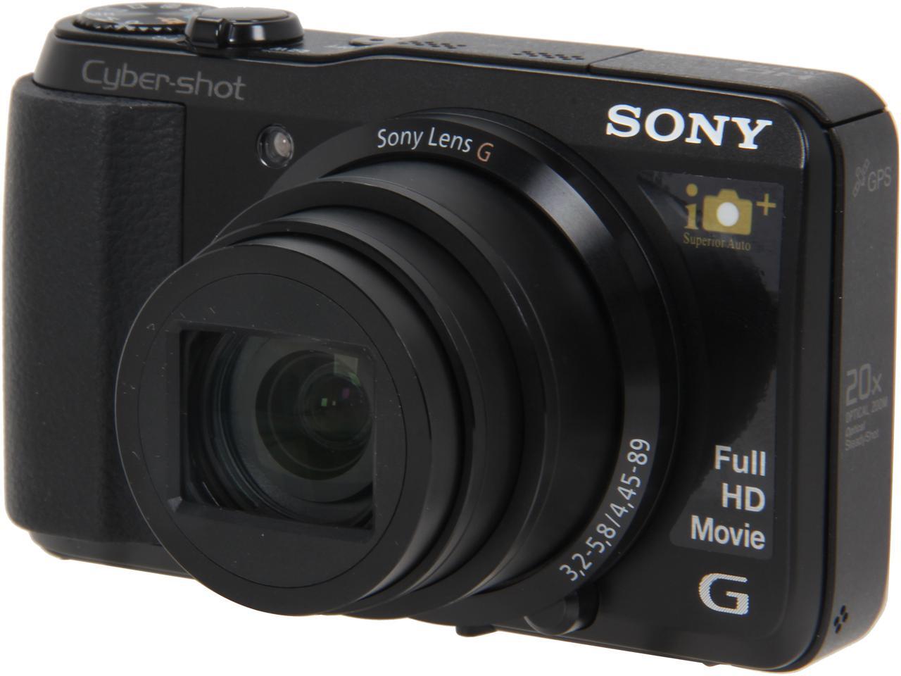 Refurbished SONY Cybershot DSCHX20V/B Black 18.2 MP Digital Camera