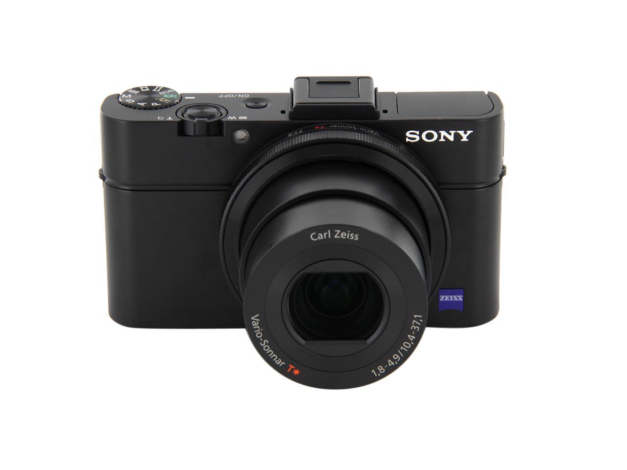 SONY Cyber-shot RX100 II Black 20.2MP 28mm Wide Angle Digital Camera ...