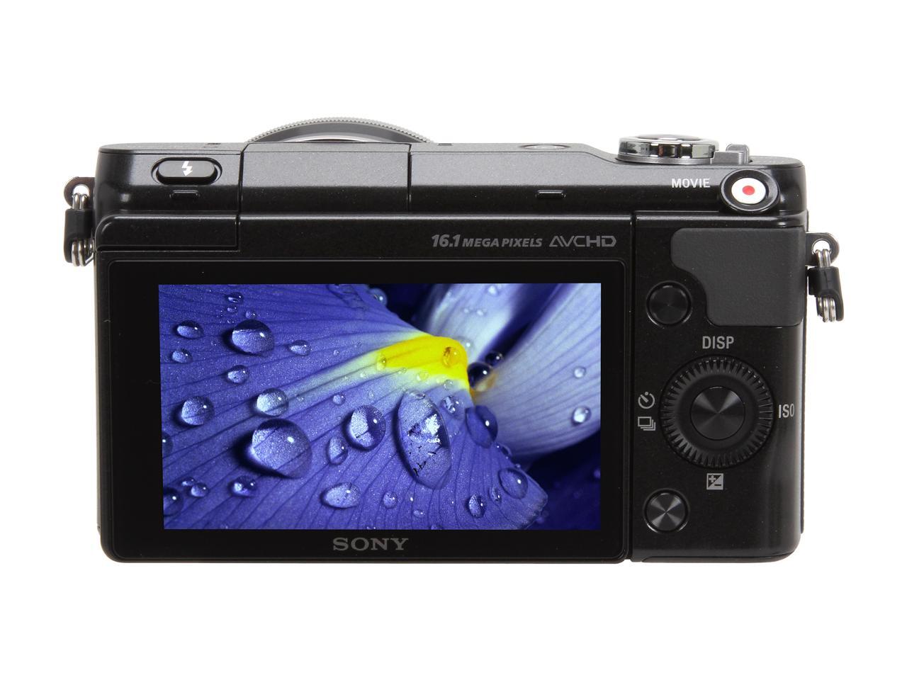 Refurbished SONY NEX3N Black Mirrorless Digital Camera with 1650mm f