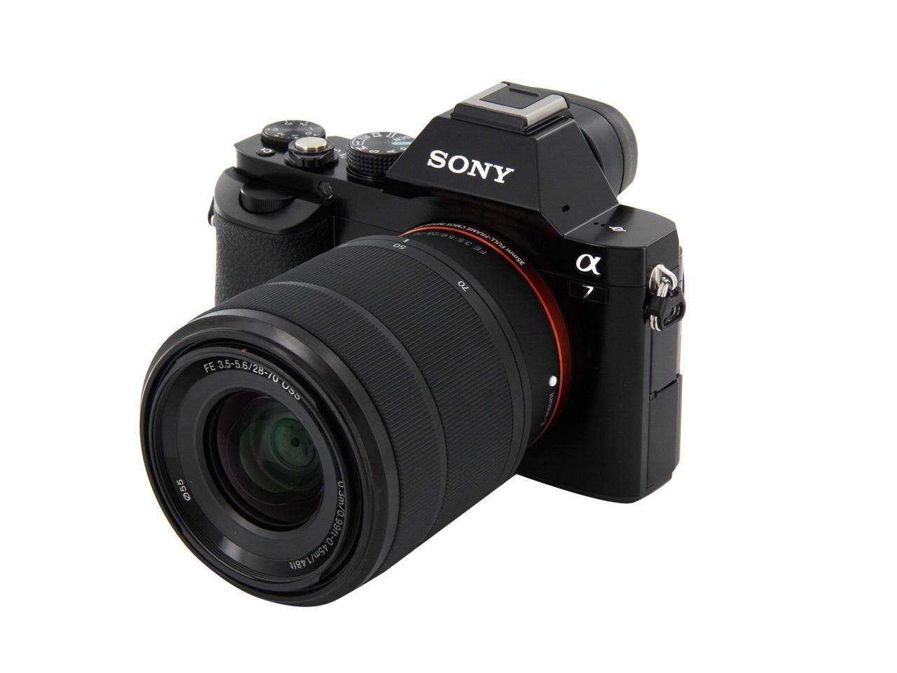 SONY Alpha a7 ILCE-7K/B Black Interchangeable Lens Camera with FE