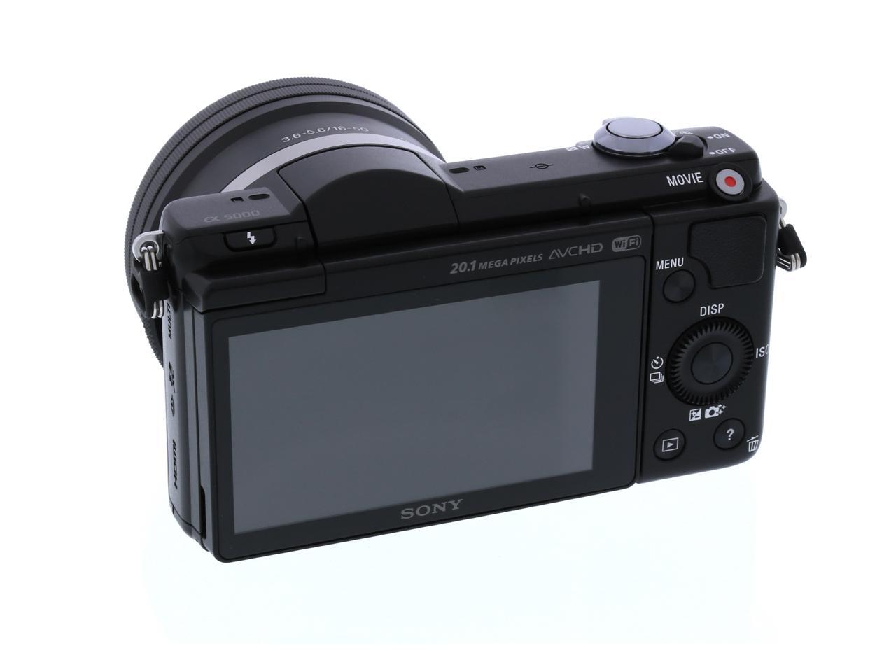 SONY Alpha a5000 ILCE-5000L/B Black Compact Interchangeable Lens 