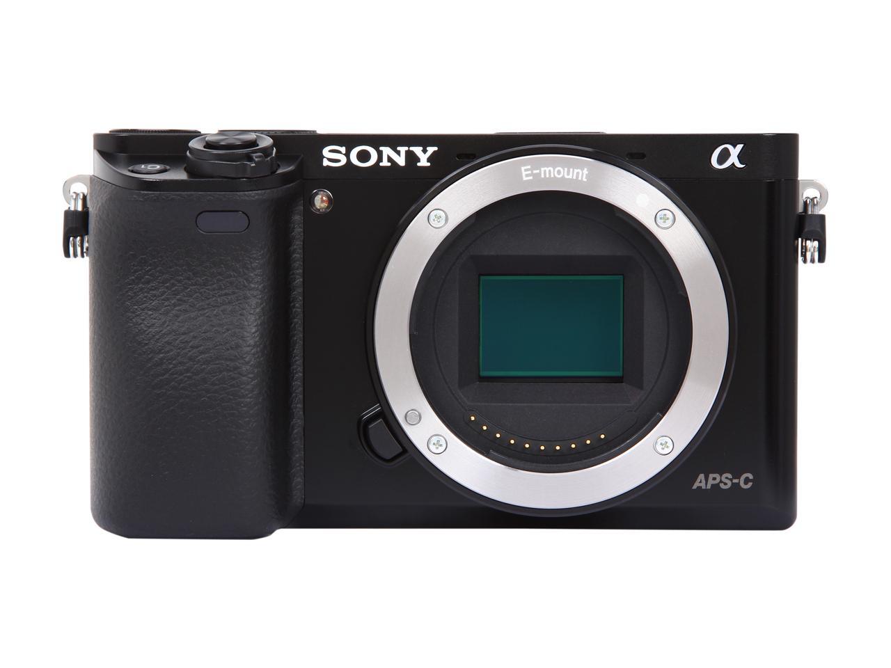 Open Box: SONY Alpha a6000 ILCE-6000/B Black Mirrorless