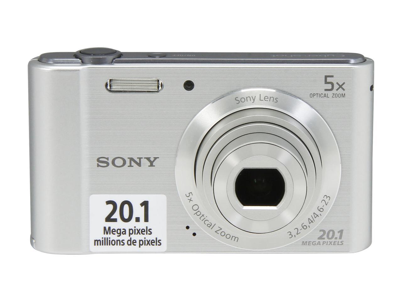 SONY Cybershot W800 Silver 20.1 MP Digital Camera