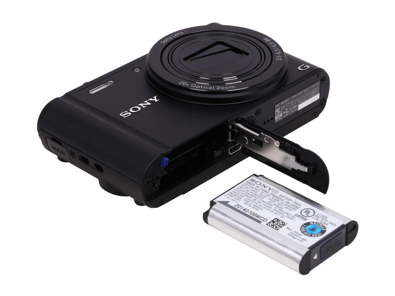 Sony Cybershot Wx350 Digital Camera Black