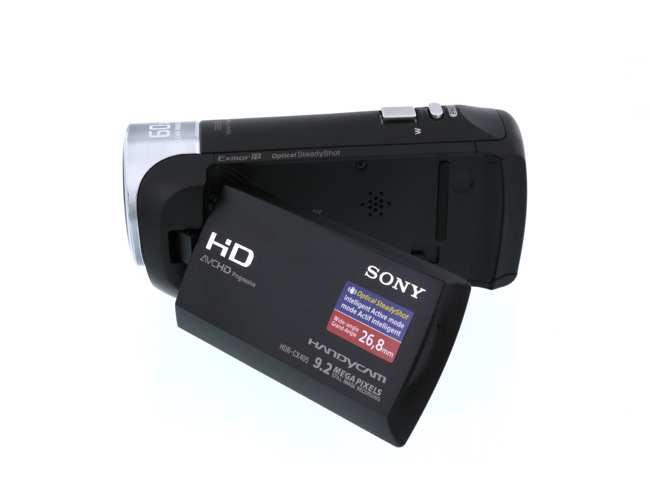 SONY Handycam CX405 HDR-CX405/B Black 1/5.8'' back-illuminated Exmor R CMOS  2.7