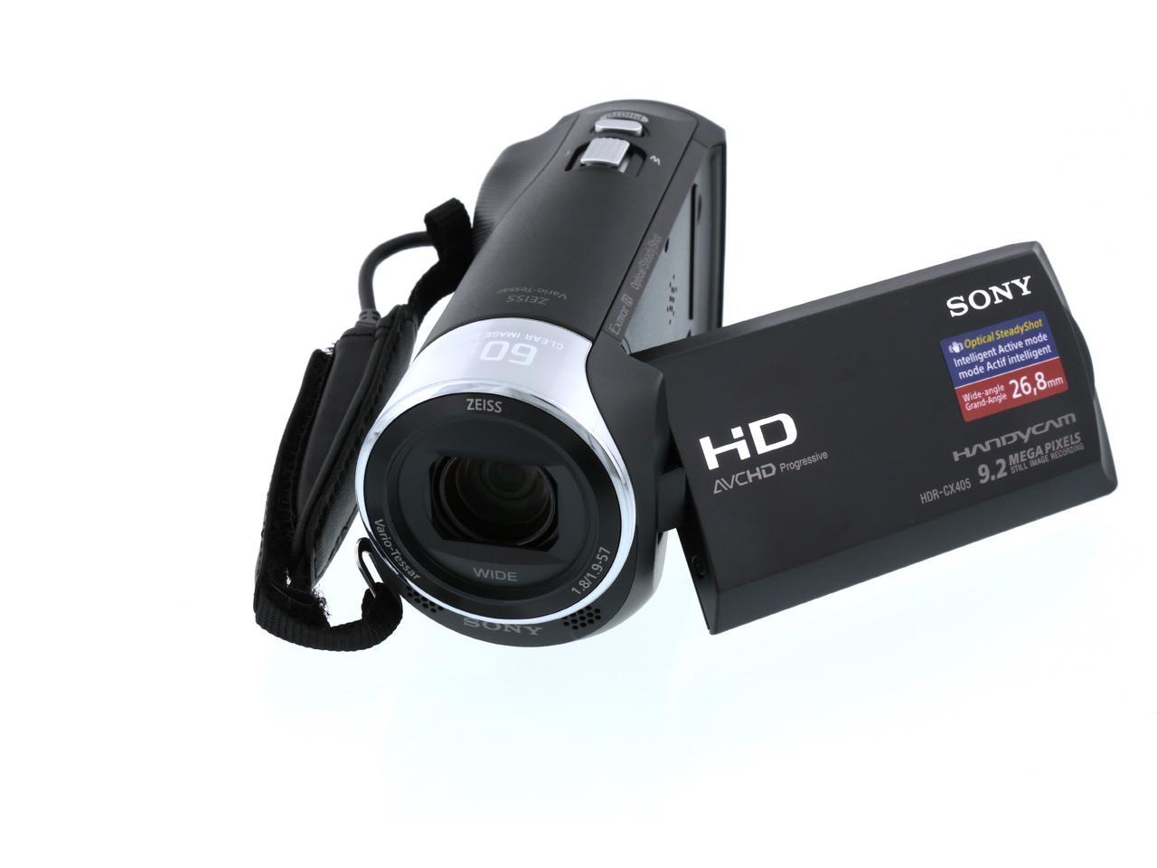 SONY Handycam CX405 HDR-CX405/B Black 1/5.8'' back-illuminated Exmor R CMOS  2.7