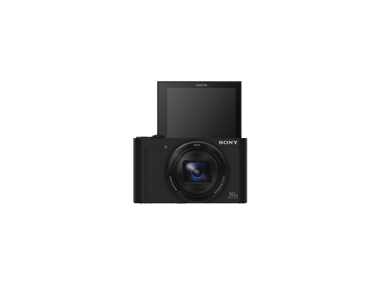 SONY Cybershot WX500 Black 18.2 MP Digital Camera HDTV Output