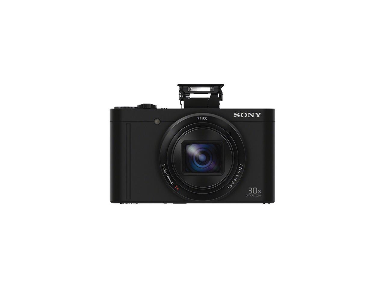 SONY Cybershot WX500 Black 18.2 MP Digital Camera HDTV Output