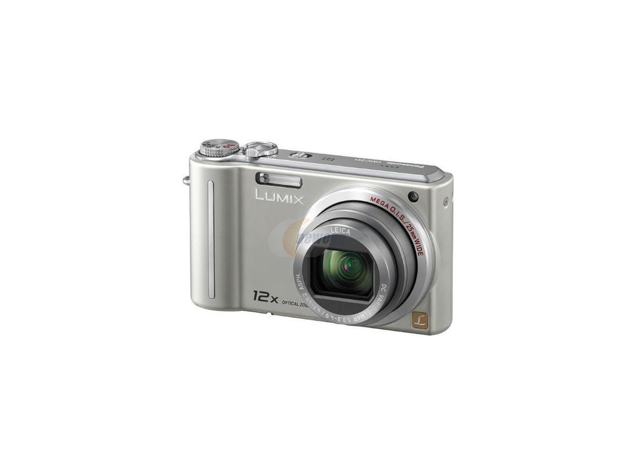 Panasonic LUMIX DMCZS1 Silver 10.1 MP 25mm Wide Angle Digital Camera