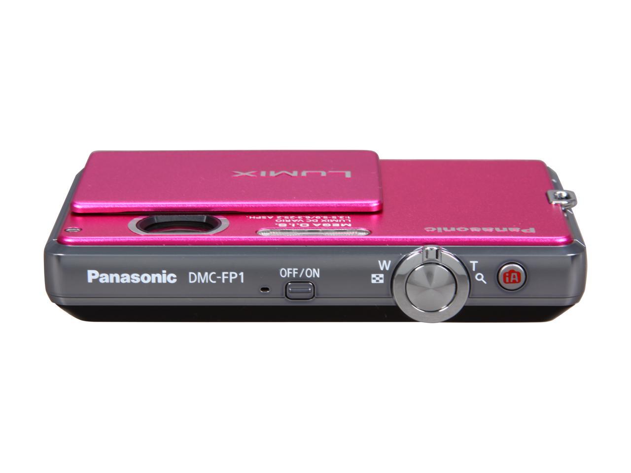 gek geworden dennenboom Buitenlander Panasonic LUMIX DMC-FP1 Pink 12.1 MP Digital Camera - Newegg.com