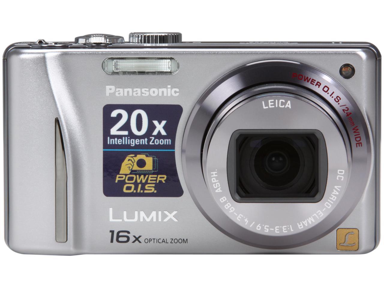 Panasonic DMCZS8 Silver 14.1 MP Digital Camera Newegg.ca