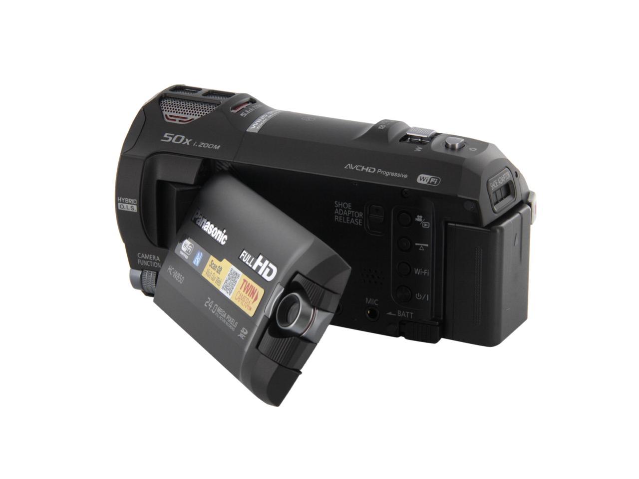 Panasonic W850 HC-W850K Black Full HD HDD/Flash Memory Camcorder 