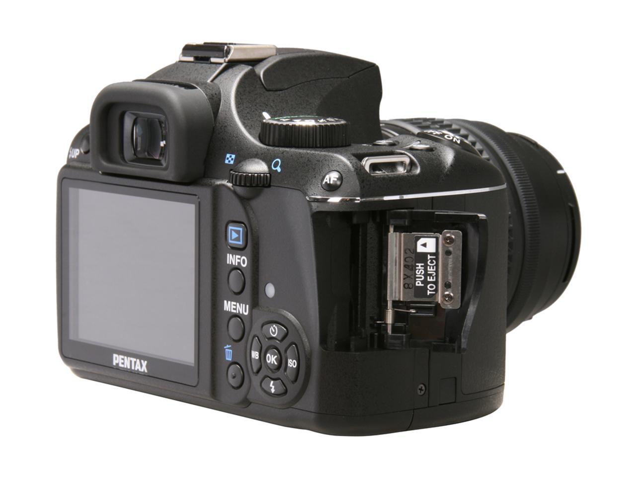 PENTAX K2000 Black Digital SLR Camera w/smc PENTAXDA L 1855mm f/3.55