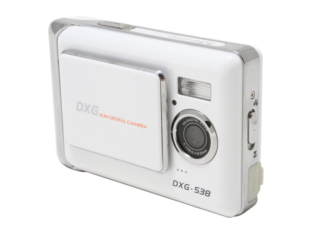 DXG DXG538 White 5.1 MP Digital Camera
