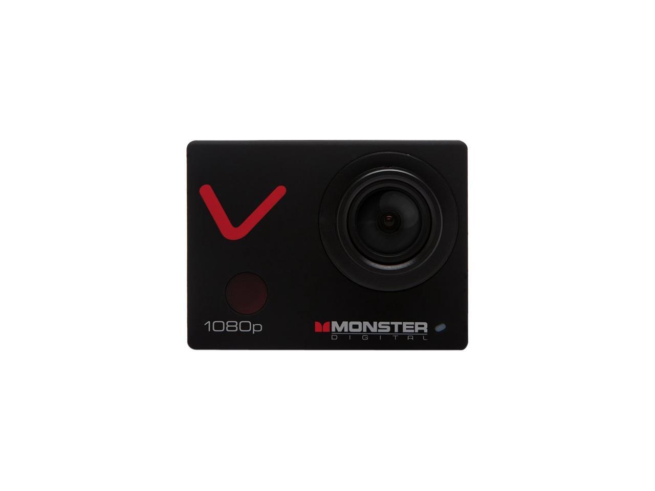 Monster Digital Villain Action Camera 1080p 30fps HD Video with 32GB