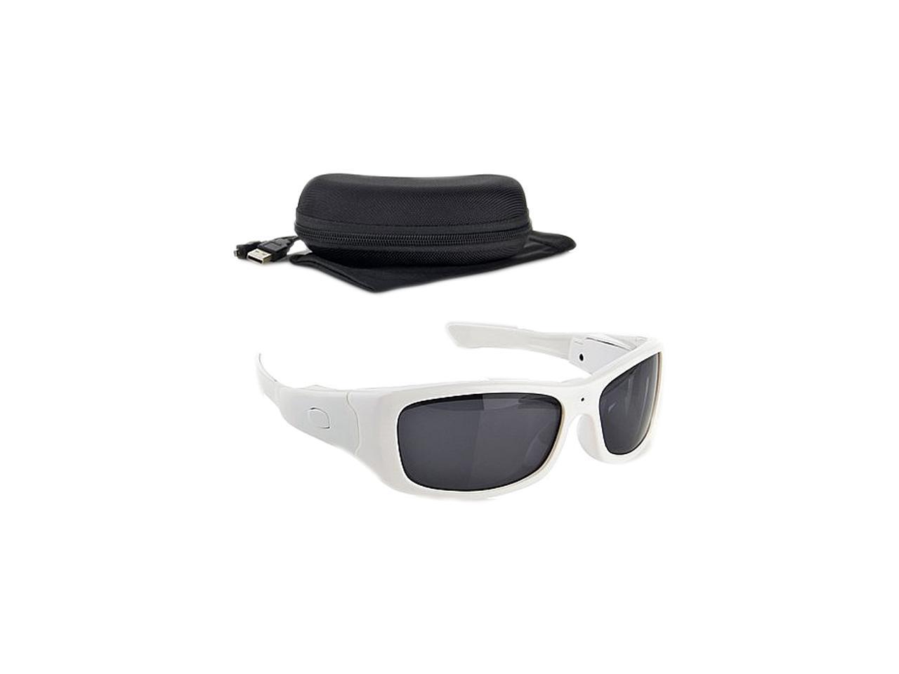 Vidvision MV300EW White 5 MP 720p HD Recording Sunglasses Camcorder