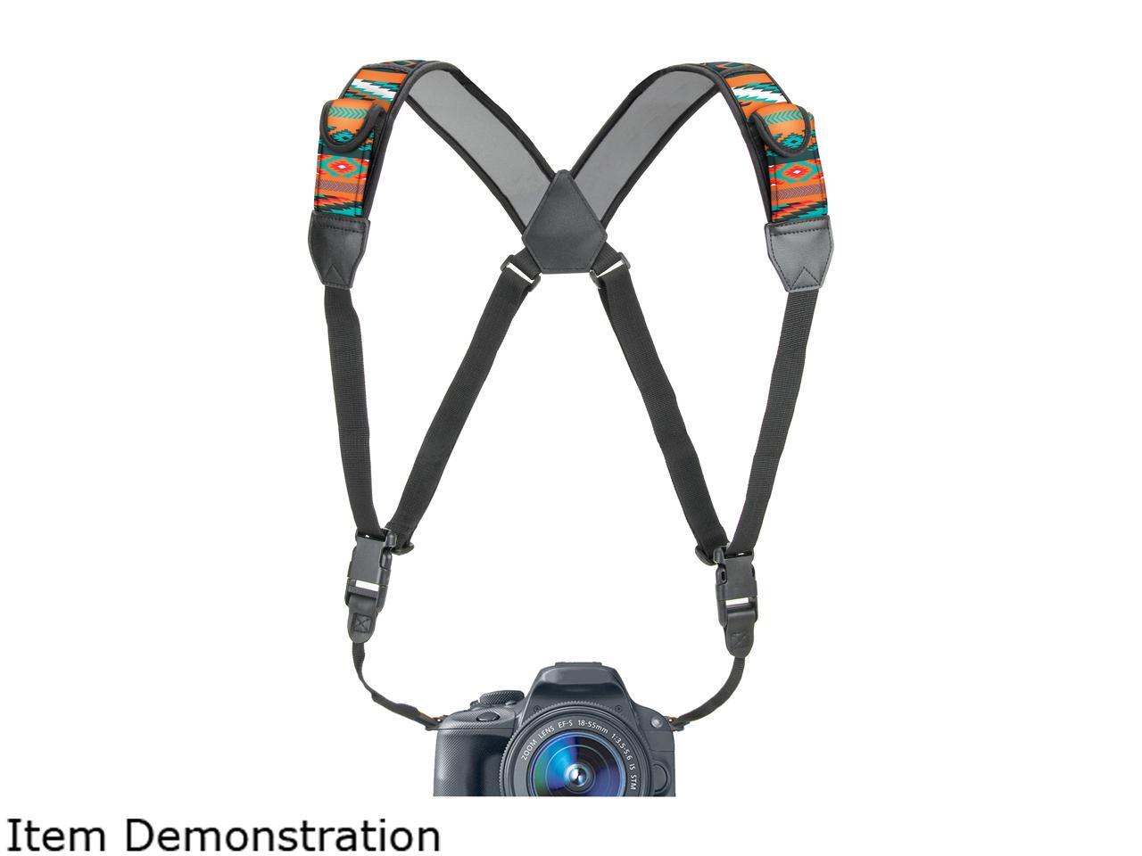 Camera Strap Chest Harness with Southwest Neoprene and Accessory