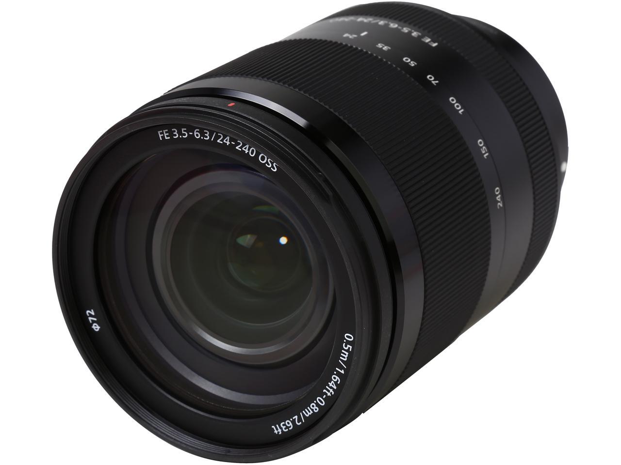 Sony Sel Sel Fe 24 240mm F3 5 6 3 Oss Full Frame Zoom Lens Black Newegg Com