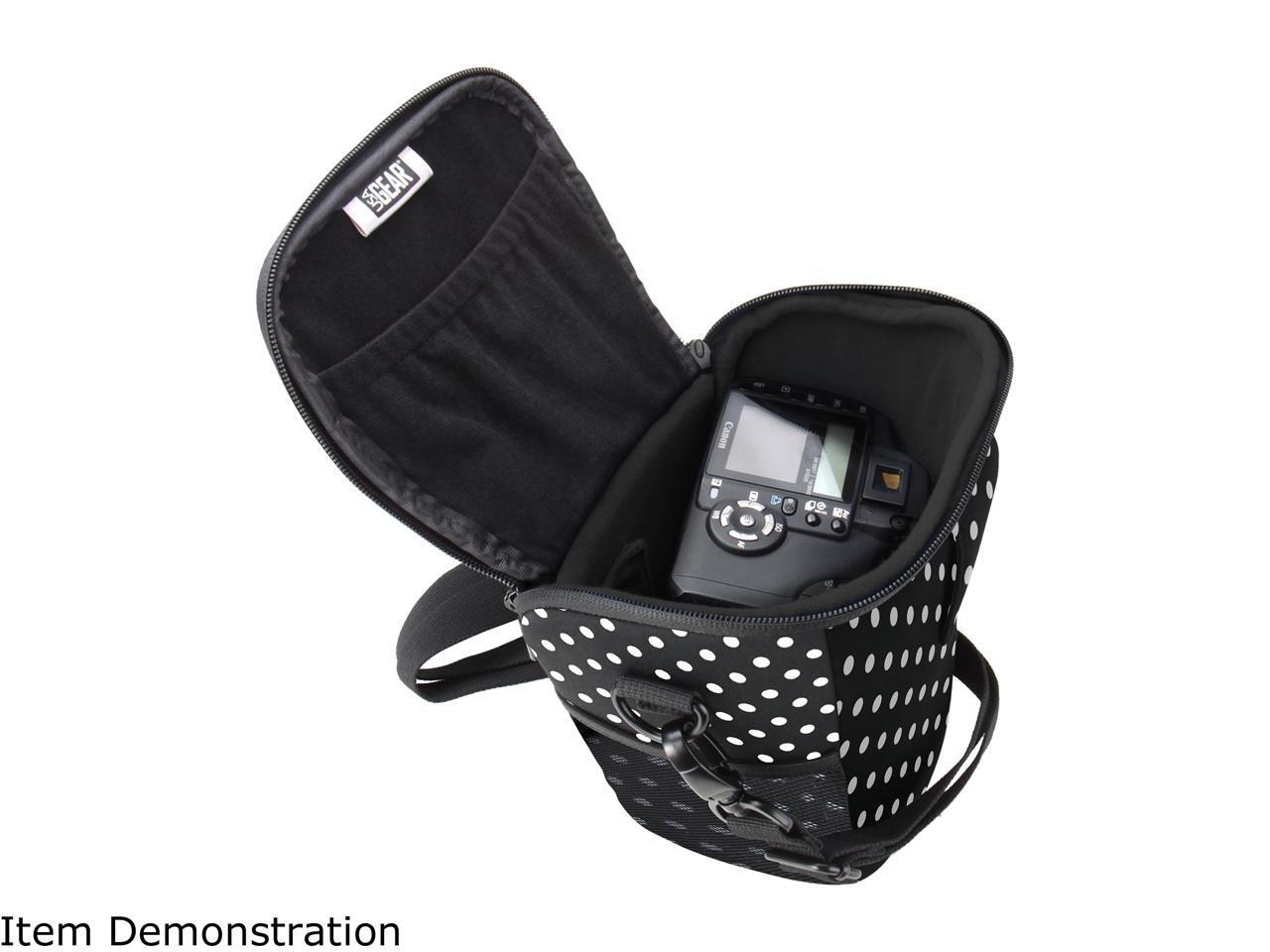 Portable DSLR Camera Case Bag with Top Loading Accesibility, Shoulder Sling and Weather