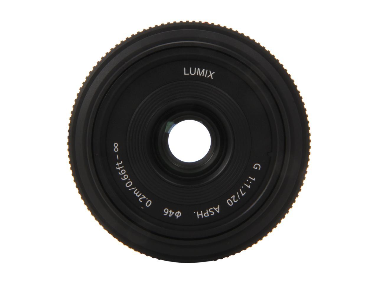 Panasonic H-H020 Lumix G 20mm / F1.7 ASPH Lens - Newegg.com