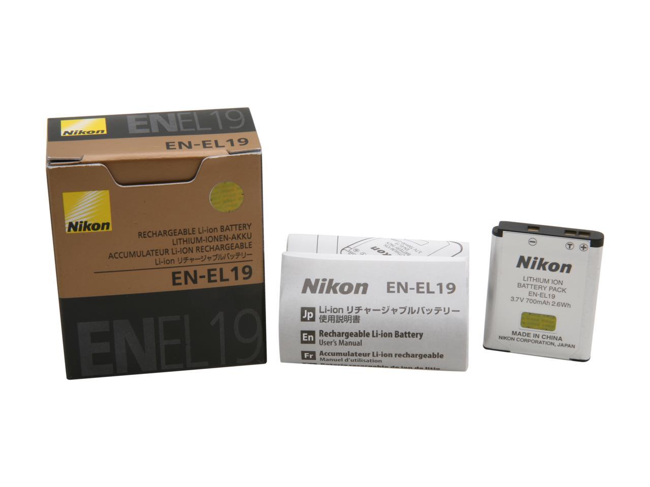 Nikon En El19 Rechargeable Battery Newegg Com