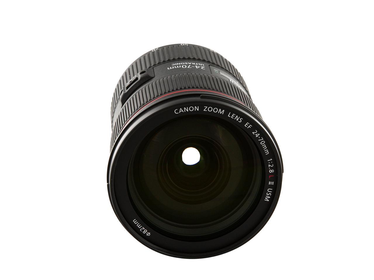 Canon Ef 24 70mm F 2 8l Ii Usm Standard Zoom Lens Black Newegg Com