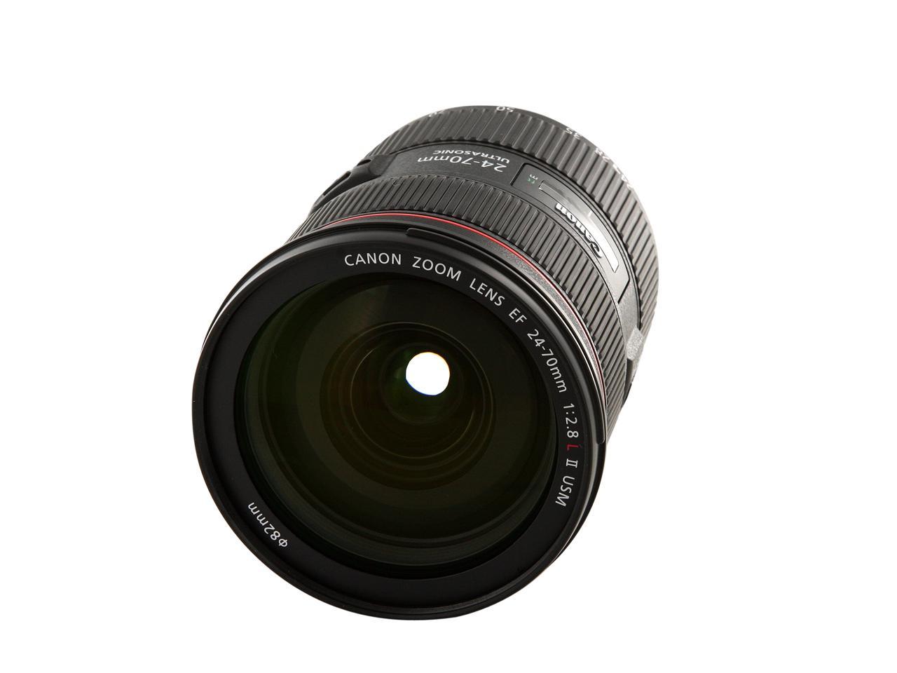 Canon Ef 24 70mm F 2 8l Ii Usm Standard Zoom Lens Black Newegg Com