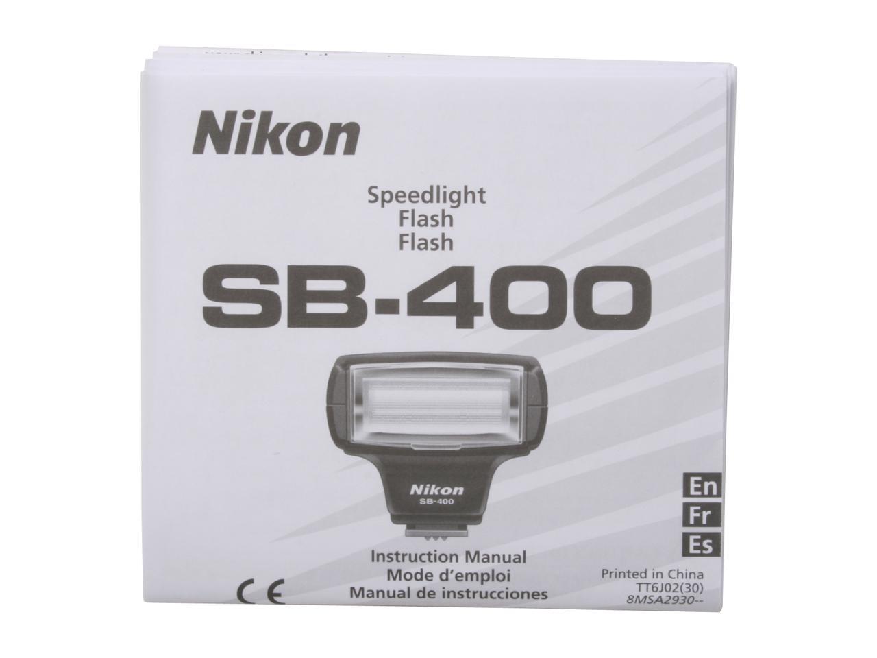 Nikon SB400 Speedlight Flash