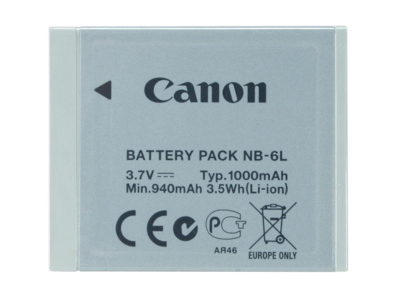 Canon NB-6L Rechargeable Battery - Newegg.com
