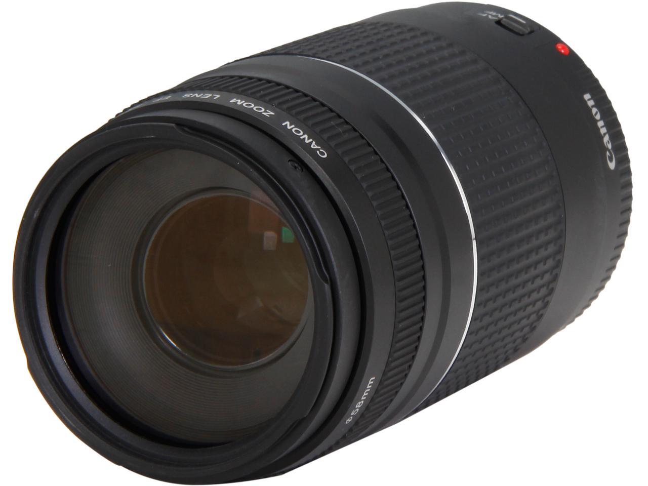 Intrekking Stier Het beste Canon 6473A003 SLR Lenses EF 75-300mm f/4-5.6 III Telephoto Zoom Lens Black  - Newegg.com