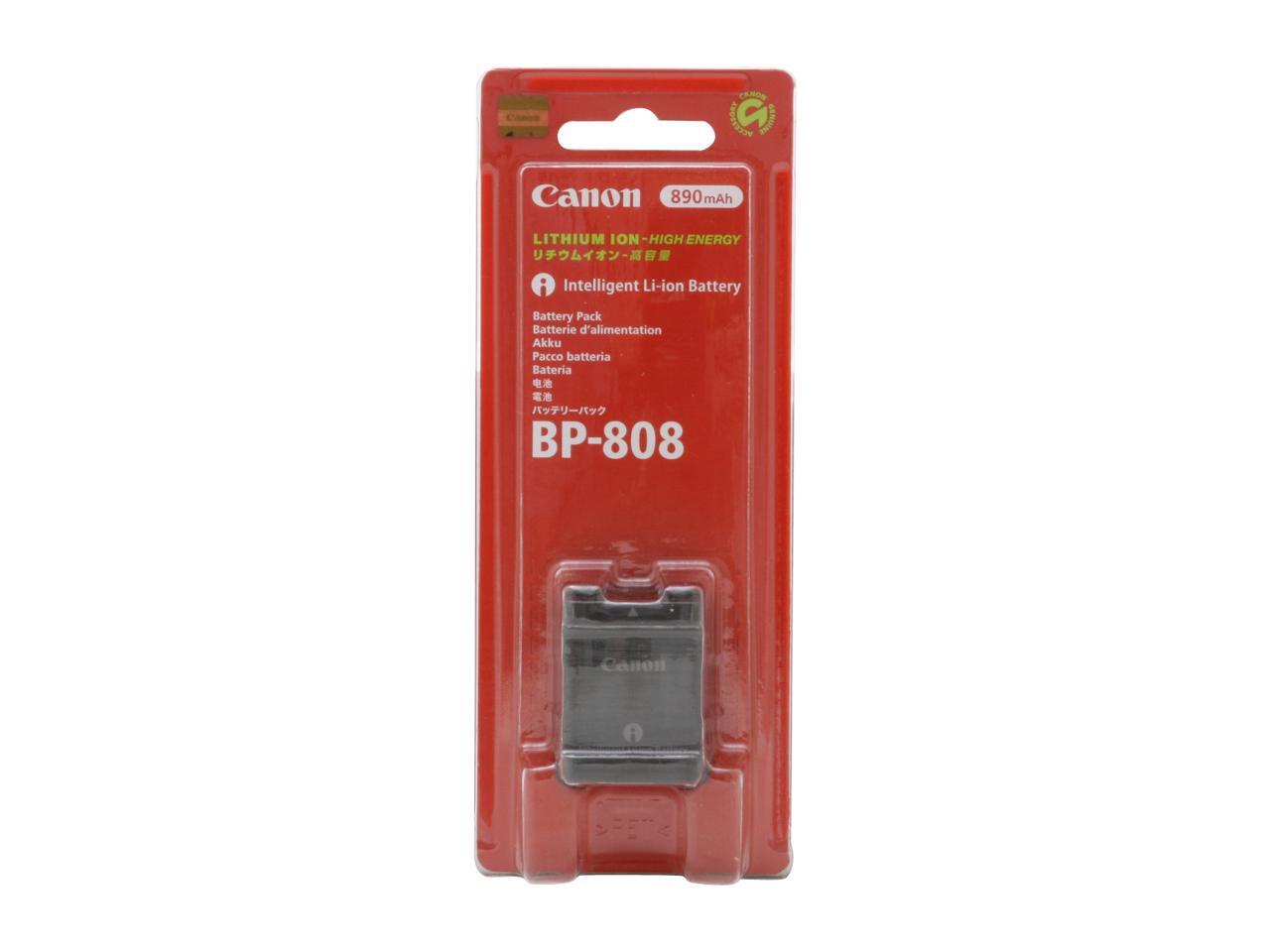 Canon BP808 890mAh Rechargeable LithiumIon Battery for Canon