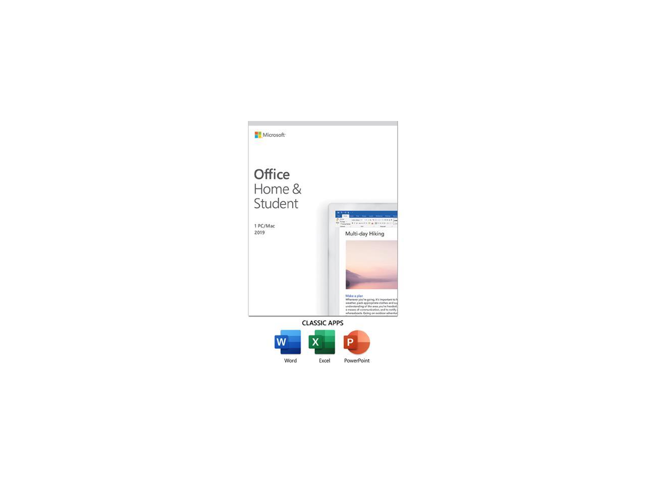microsoft office for mac 2019 home and student