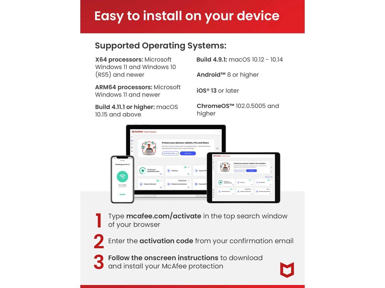 McAfee Total Protection 2024 Unlimited VPN / Password Manager / Identity Monitoring 5