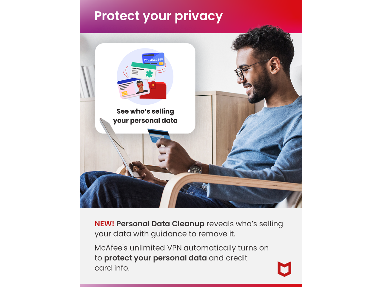 McAfee + Premium Individual 2024 Unlimited Devices / Identity